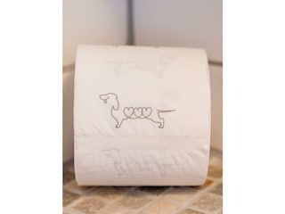 Toilettenpapier Hund