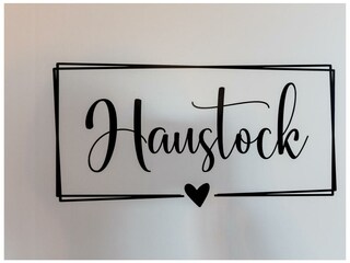 Haustock Türschild