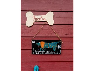 Haustürnamensschild "Merlin"