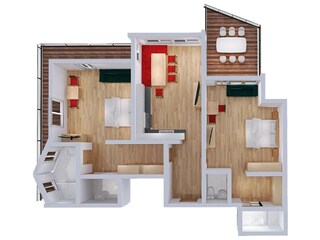 Vakantieappartement Kappl Grondplan 10