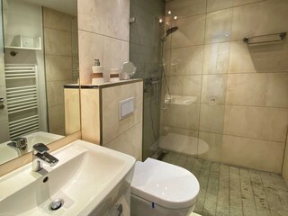 Bad in der Ferienwohnung Strandversteck in Binz