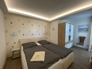 Schlafzimmer Ferienwohnung Strandversteck in Binz