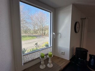 Blick aus dem Küchenfenster