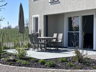 Blick auf die Terrasse