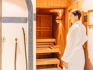 Wellnessbereich, finnische Sauna