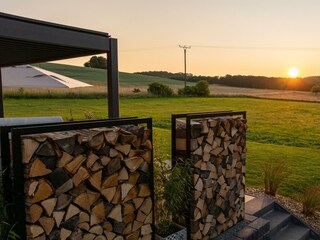 Romantischer Sonnenuntergang