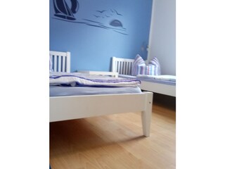 Schlafzimmer 3 mit 2 Einzelbetten