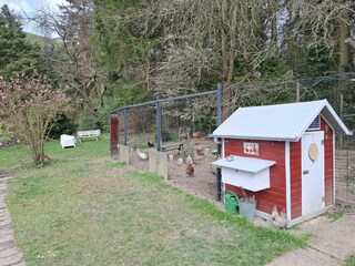 Im Garten der Unterkunft