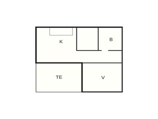 Vakantiehuis Ejstrupholm Grondplan 4