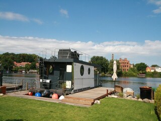 Hausboot Plau am See Außenaufnahme 2