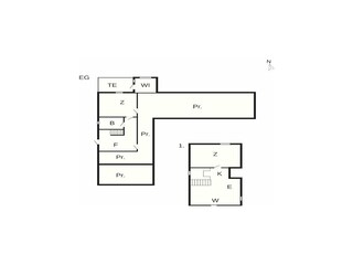 Vakantiehuis Snedsted Grondplan 3