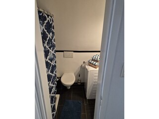 Bathroom 2 wish shower and washing machine