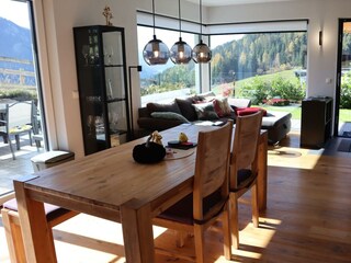 Wohnraumausblick Panoramareich