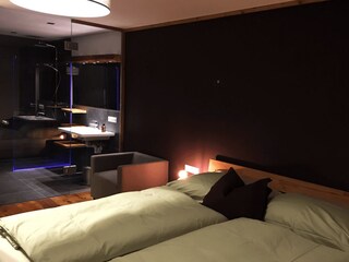 Panoramareich_privates Bad inkl Bett