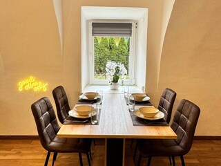 Ferienwohnung Mixnitz_Esstisch_Oststeiermark