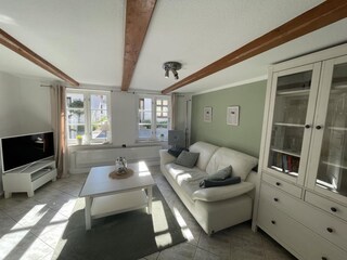 Wohnzimmer mit Kamin