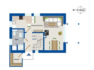 Vakantiehuis Lohmen in Mecklenburg Grondplan 23