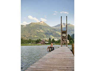 Gasteiner Badesee Steg Sprungturm Graukogel (c) Ga