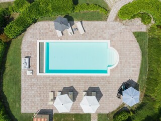 Villa Margot – Luftaufnahme des Pools