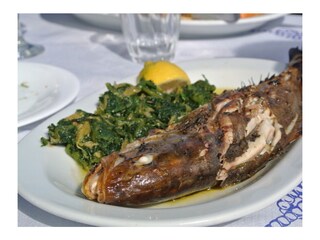 The Greek peninsula of Pelion, fresh fish.