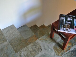 Kalivi Elena, die Treppe zum Badezimmer.