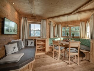 Wohnraum in den Almsuiten