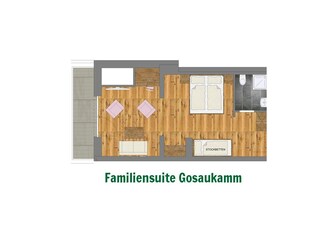 Raumplan Familiensuite Gosaukamm
