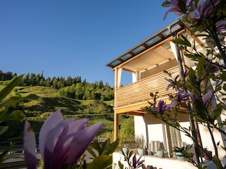 Blick auf die Terrasse