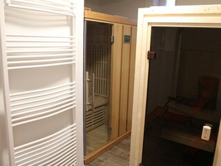 Finnische Sauna und Infrarot kabine