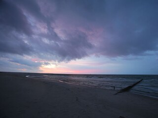 Sonnenuntergang Strand Prerow