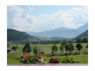 Blick vom Balkon - Oberlehengut