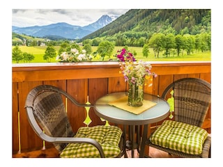 Sitzgarnitur am Balkon