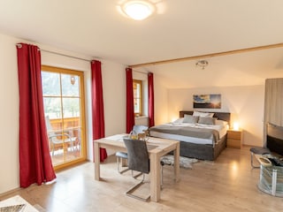 Doppelzimmer mit Balkon ohne Küche am Oberlehengut