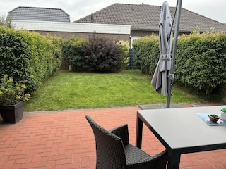 Kleiner eingezäunter Garten