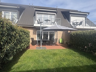 Umzäunter Gartenbereich