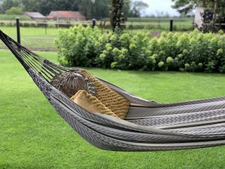Garten mit Hängematte