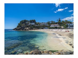 Strand La Fustera, 4 km vom Haus entfernt