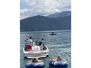 Reifenfahren direkt in Nussdorf/Attersee