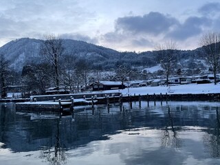 Nussdorf am Attersee im Winter