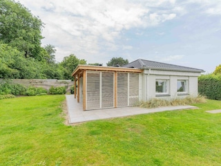 Das Ferienhaus mit überdachter Terrasse