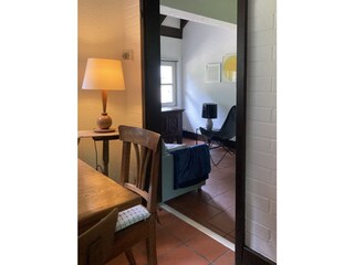 Vom  Esstische in das Lese-/Schlafzimmer….