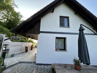 Haus von der Terrasse aus