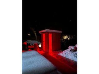 Sauna bei Nacht