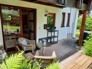 Entrance and terrace