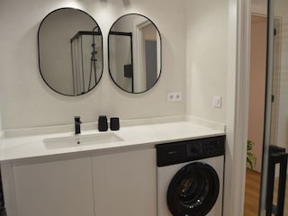 Baño con lavadora