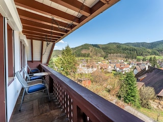 Panoramablick im ersten Stock