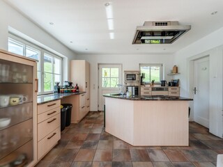 Vollausgestattete Küche zum gemeinsamen Kochen