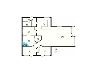 Vakantiehuis Ebeltoft Grondplan 21