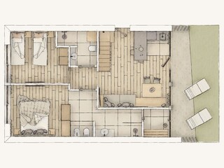 Ferienwohnung Natz Grundriss 11