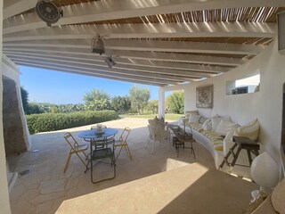 Trullo Principessa Blick aus Terrasse